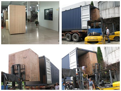 ម៉ាស៊ីនដាក់ស្លាកដៃអាវបង្រួមដោយស្វ័យប្រវត្តិពែងជាមួយម៉ាស៊ីនបង្រួមរូង / ម៉ាស៊ីនចំហុយ