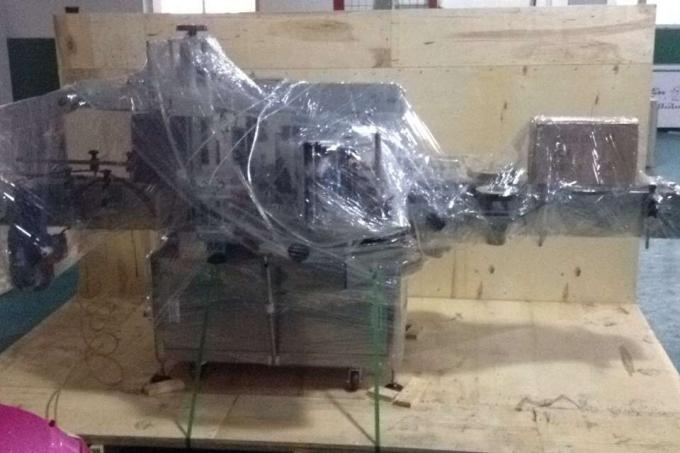 ម៉ាស៊ីនដាក់ស្លាកអាលុយមីញ៉ូម Alloy Opp Vial សំរាប់ដបមូលម៉ាស៊ីនផ្លាកឧស្សាហកម្ម