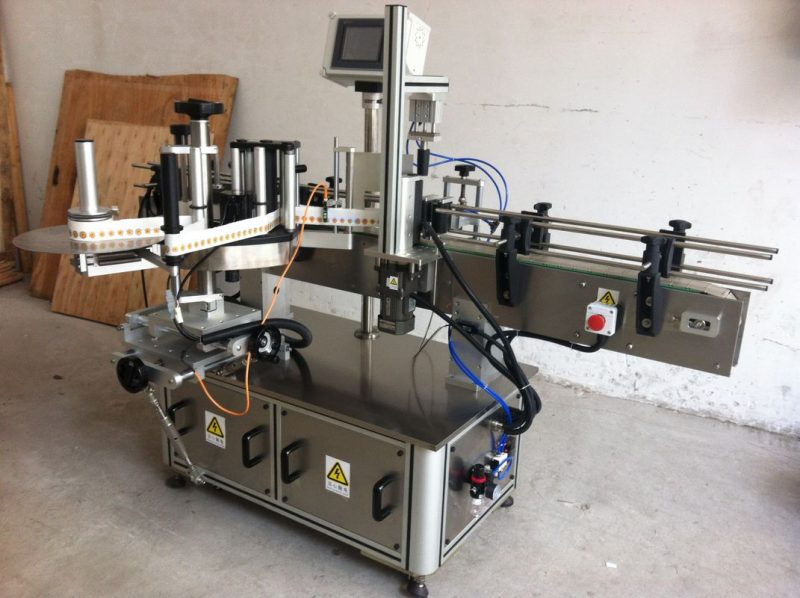 ម៉ាស៊ីនដាក់ស្លាកដបមូលមូលចិនរុំព័ទ្ធជុំវិញអ្នកផ្គត់ផ្គង់អ្នកដាក់ស្លាក