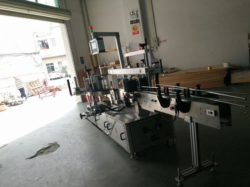 ម៉ាស៊ីនដាក់ស្លាកដបបិទមុខរាងមូលទ្វេរប្រទេសចិនអ្នកផ្គត់ផ្គង់ស្លាកទទឹង ១៩០ មីល្លីម៉ែត្រ