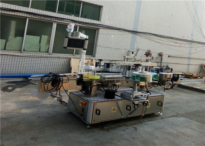 ម៉ាស៊ីនដាក់ស្លាកចំហៀងស្វ័យប្រវត្តិពីរប្រទេសចិនសម្រាប់អ្នកផ្គត់ផ្គង់ដបរាងការ៉េ